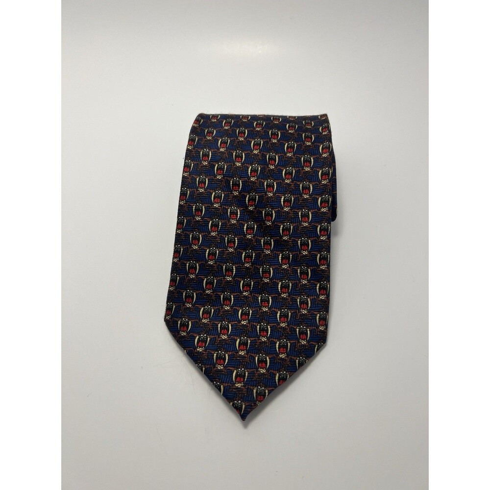 Vintage Tie 1995 Looney Tunes Mania Necktie  Polyester Taz Tasmanian Devil Toons